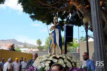 Telde, en la procesión capitalina de San Lorenzo
(Foto Francisco Javier Santana)